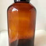 Bottle pharmacy in amber glass