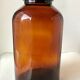 Bottle pharmacy in amber glass