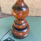 Pied de lampe en bois