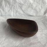 Vintage teak empty pocket free form