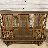 Rattan and wicker bar
