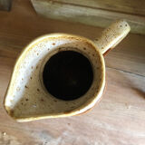 Wine decanter revol in stoneware brown shades