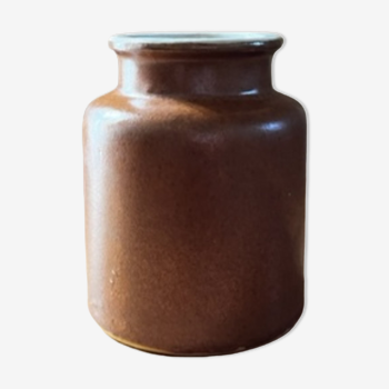 Old sandstone mustard pot