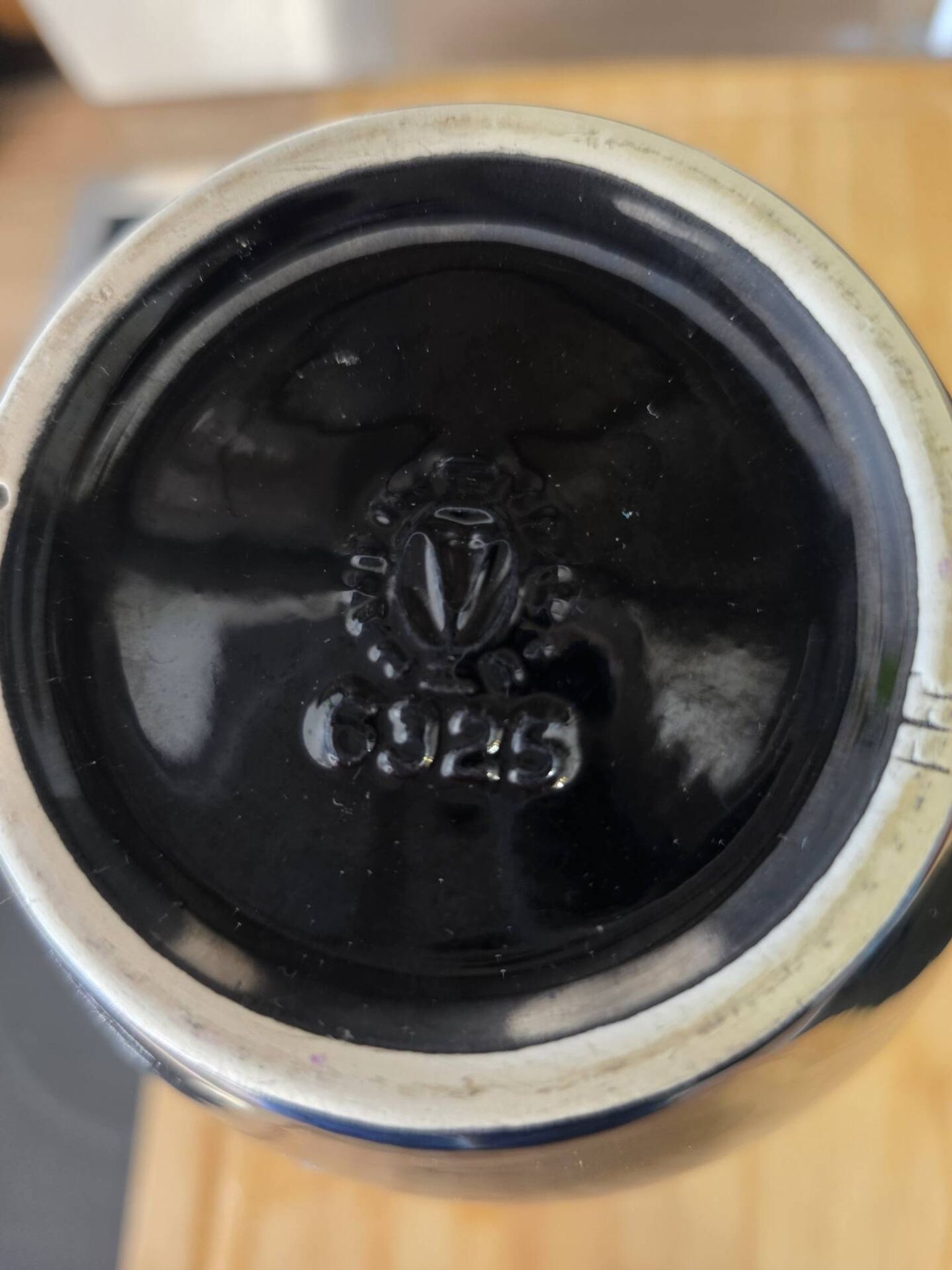 Vase Design Vintage à Cornes – Verceram Années 50/60 – Reflets Irisés