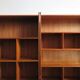 Bibliothèques en teck danois par Grete Jalk, ensemble de 2