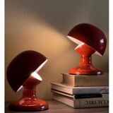 Pair of Jucker Table Lamps by Tobia Scarpa for Flos, 1960s