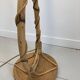 Louis Sognot vintage rattan floor lamp