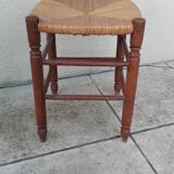 Vintage straw stool