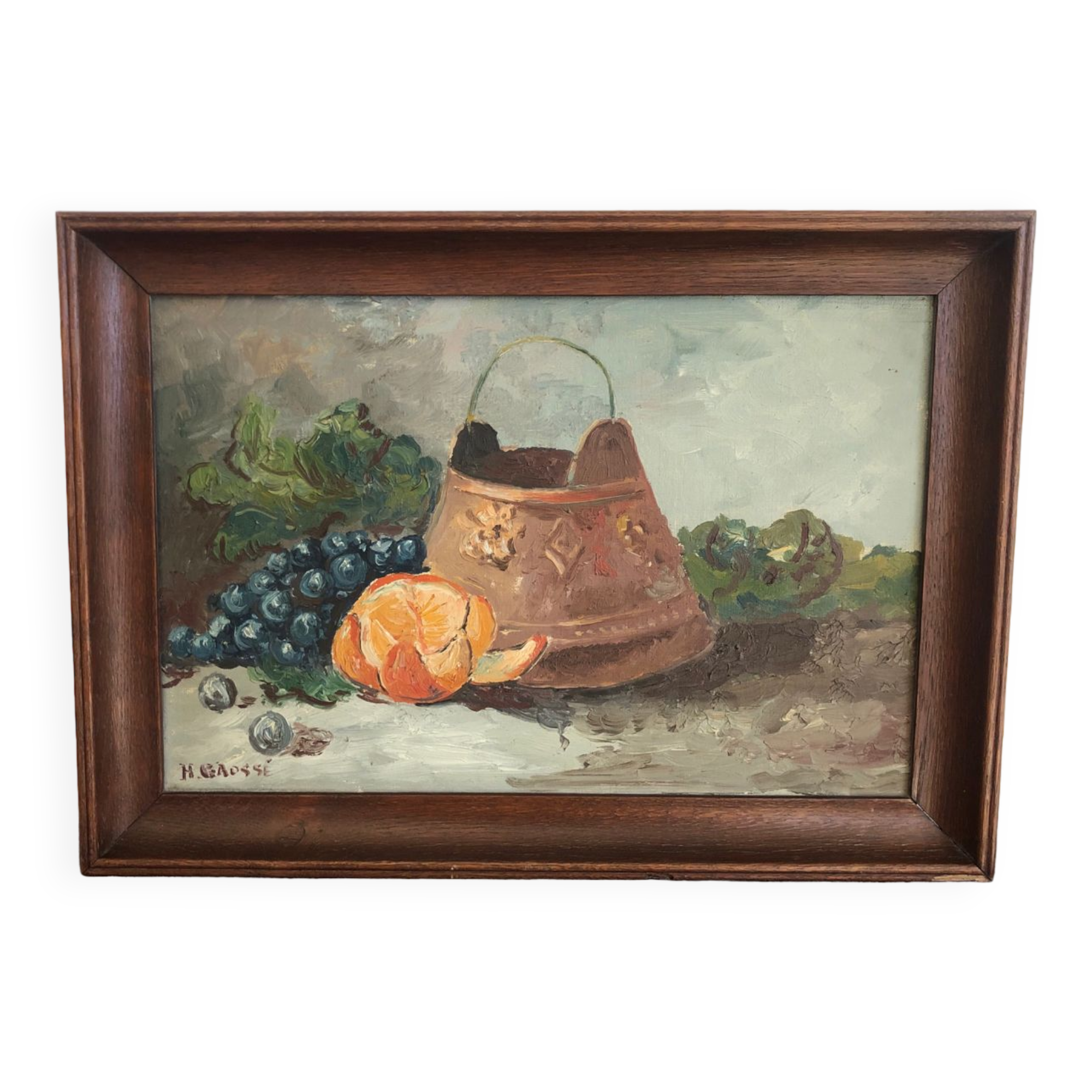 Still life with orange