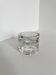 Vintage Modernist Heavy Round Clear Glass Ashtray