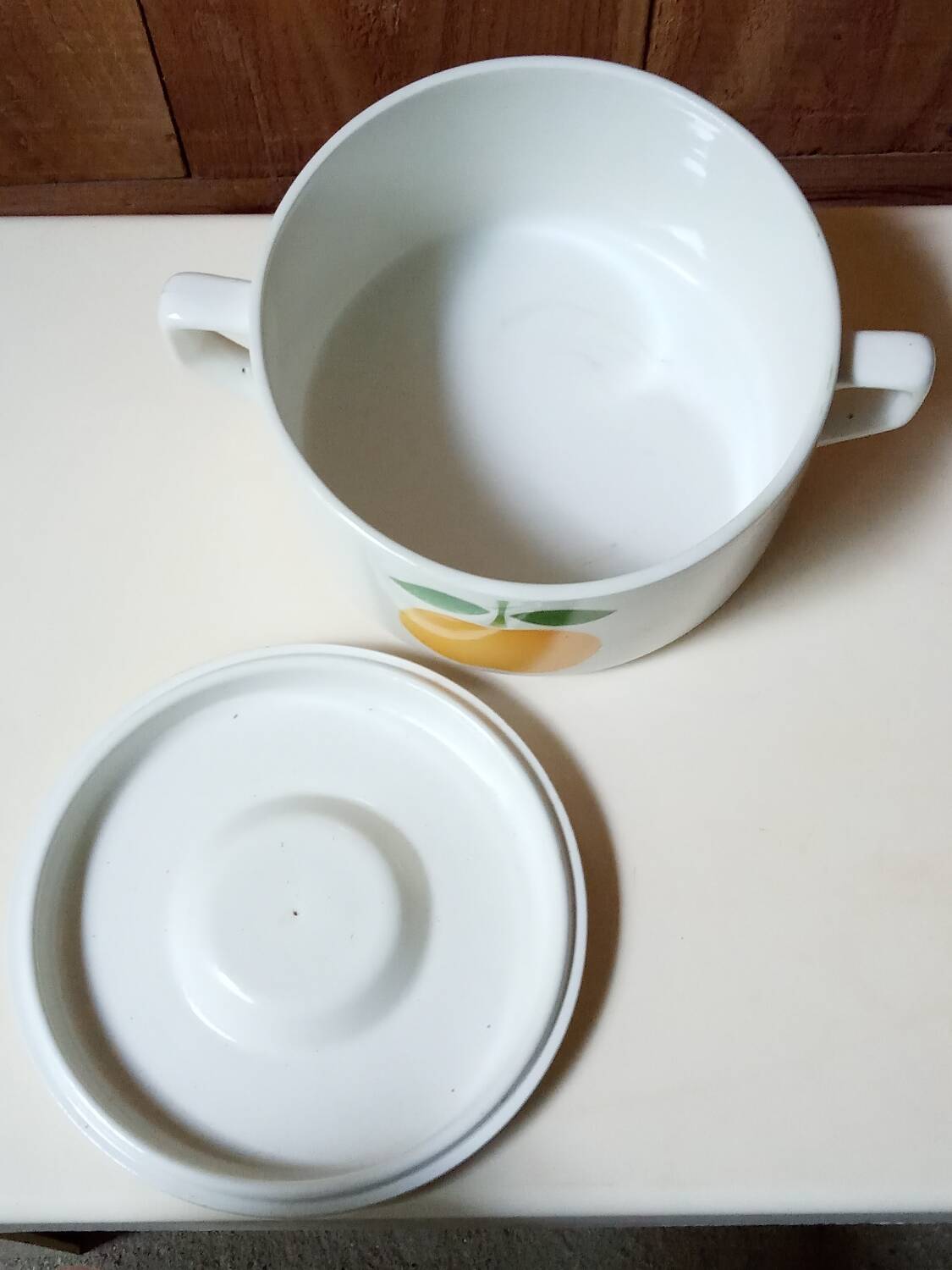 Apple soup tureen, Moulin des Loups, 1960s/1970s