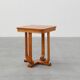 Belgian Art Deco side table with geometric top, ca. 1920