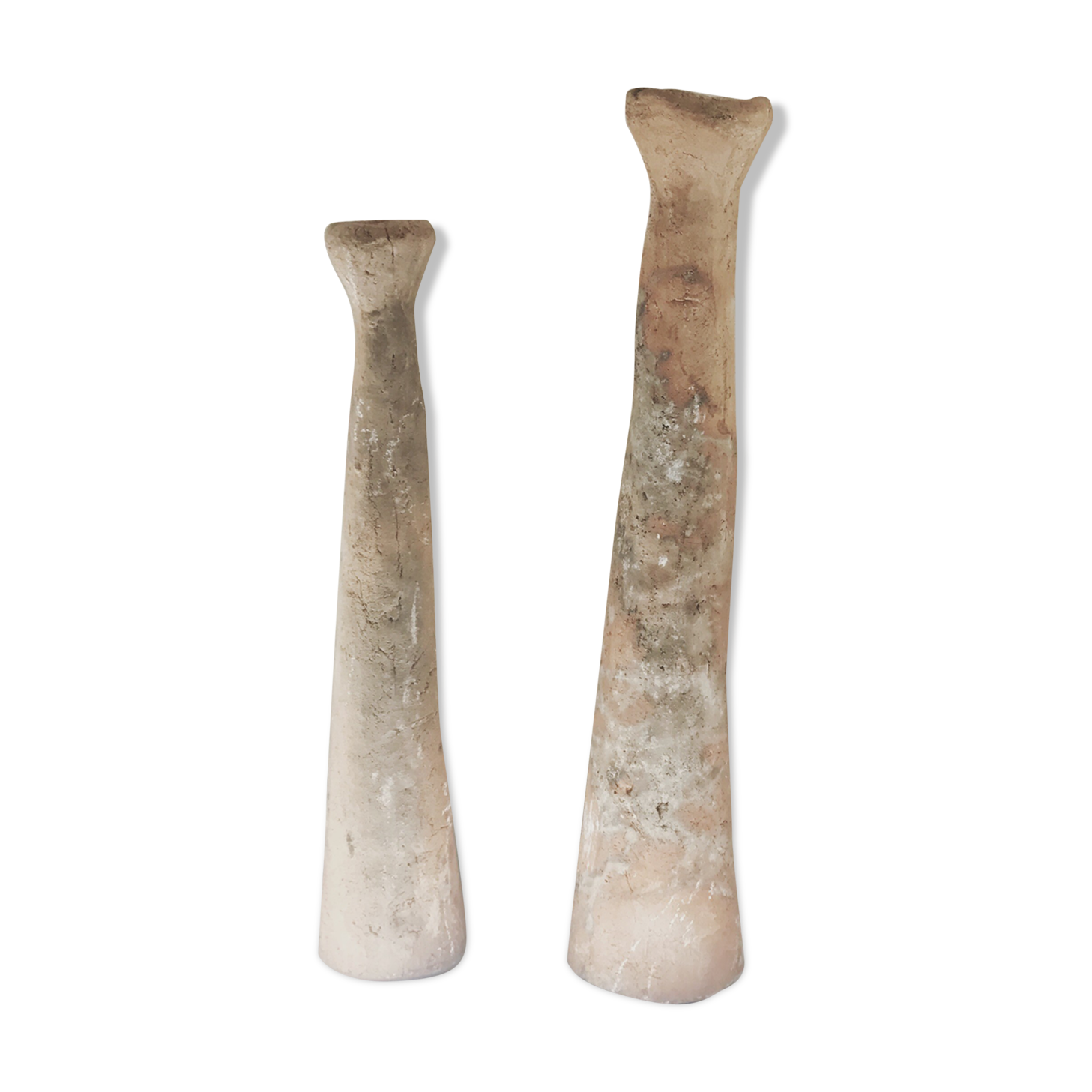 2  vases sculptural wabi by stenert