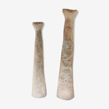 2  vases sculptural wabi by stenert