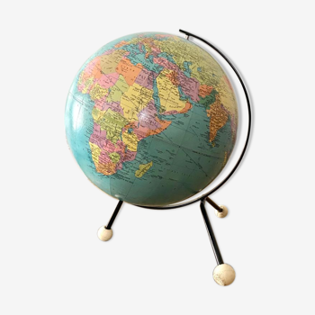 Globe-globe world map taride vintage tripode