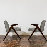 Paire de fauteuils "Bunny" restaurés du milieu du siècle, type 300 177, années 1970