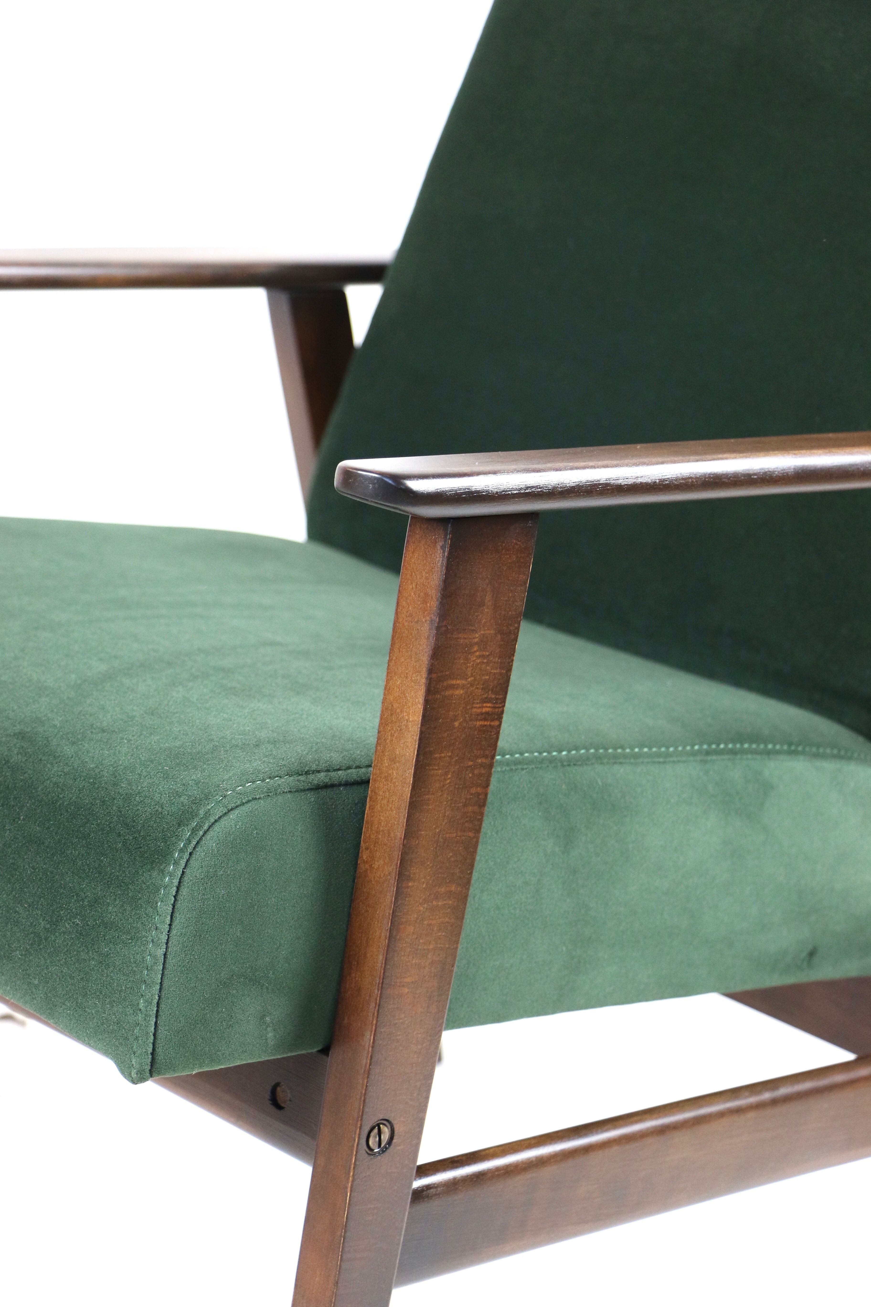 Fauteuil vert années 1970