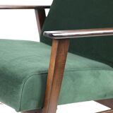 Fauteuil vert années 1970