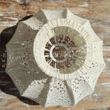 Lampshade pendant chandelier hook lace retro vintage