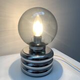 Chromed metal lamp, 1970s