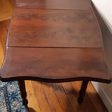 Small mahogany shuttered table