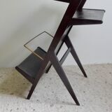 Wooden sofa end magazine holders