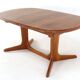 Oval 2x extendable dining table XL 'Nymindegab' - danish design vintage
