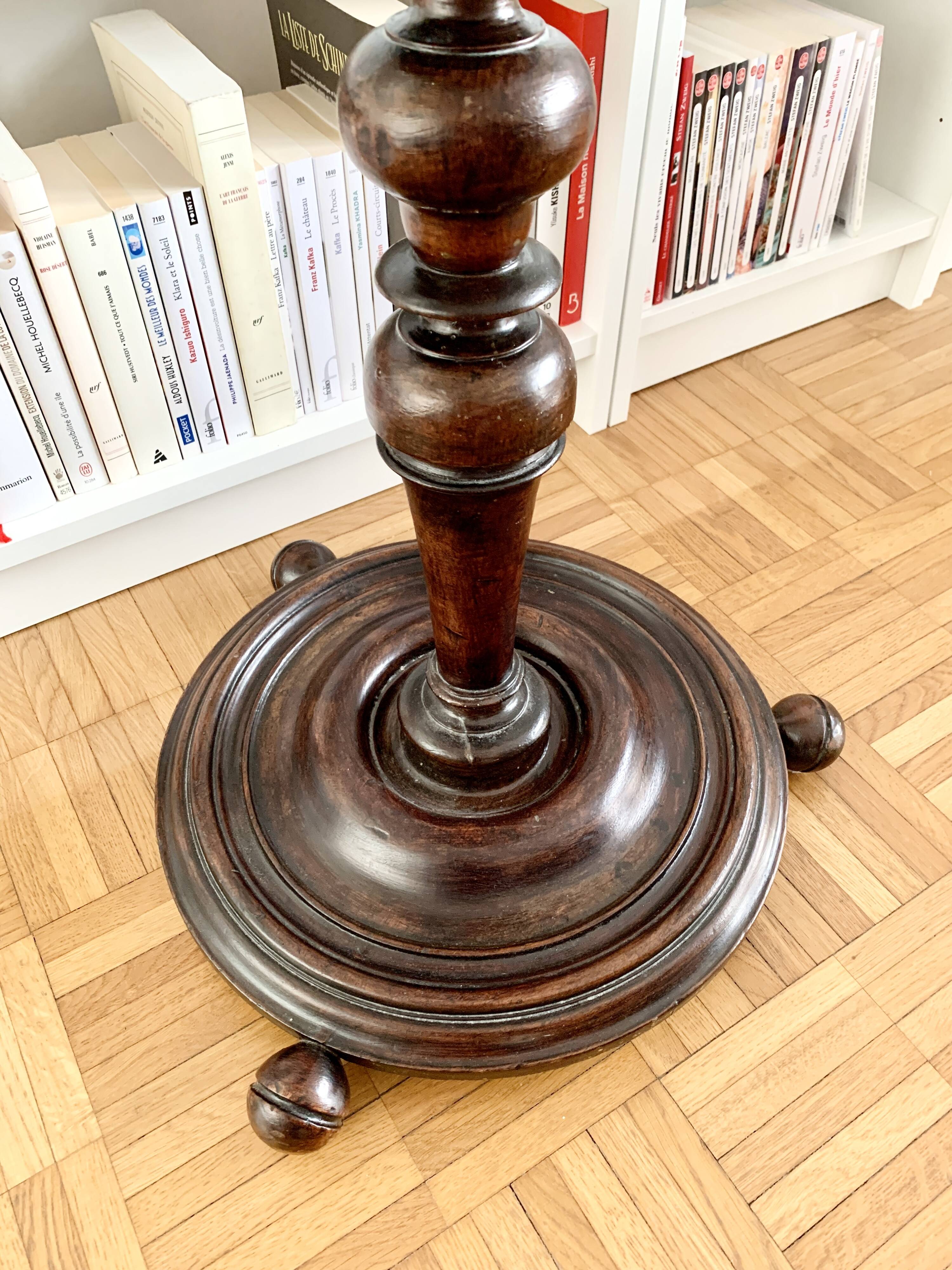 Walnut stool