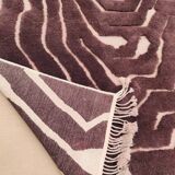 Mrirt rug 300x200 cm – Thick premium wool, abstract chocolate pattern