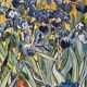 HST painting Copyist work V. Van Gogh "Irises" ukiyo-e
