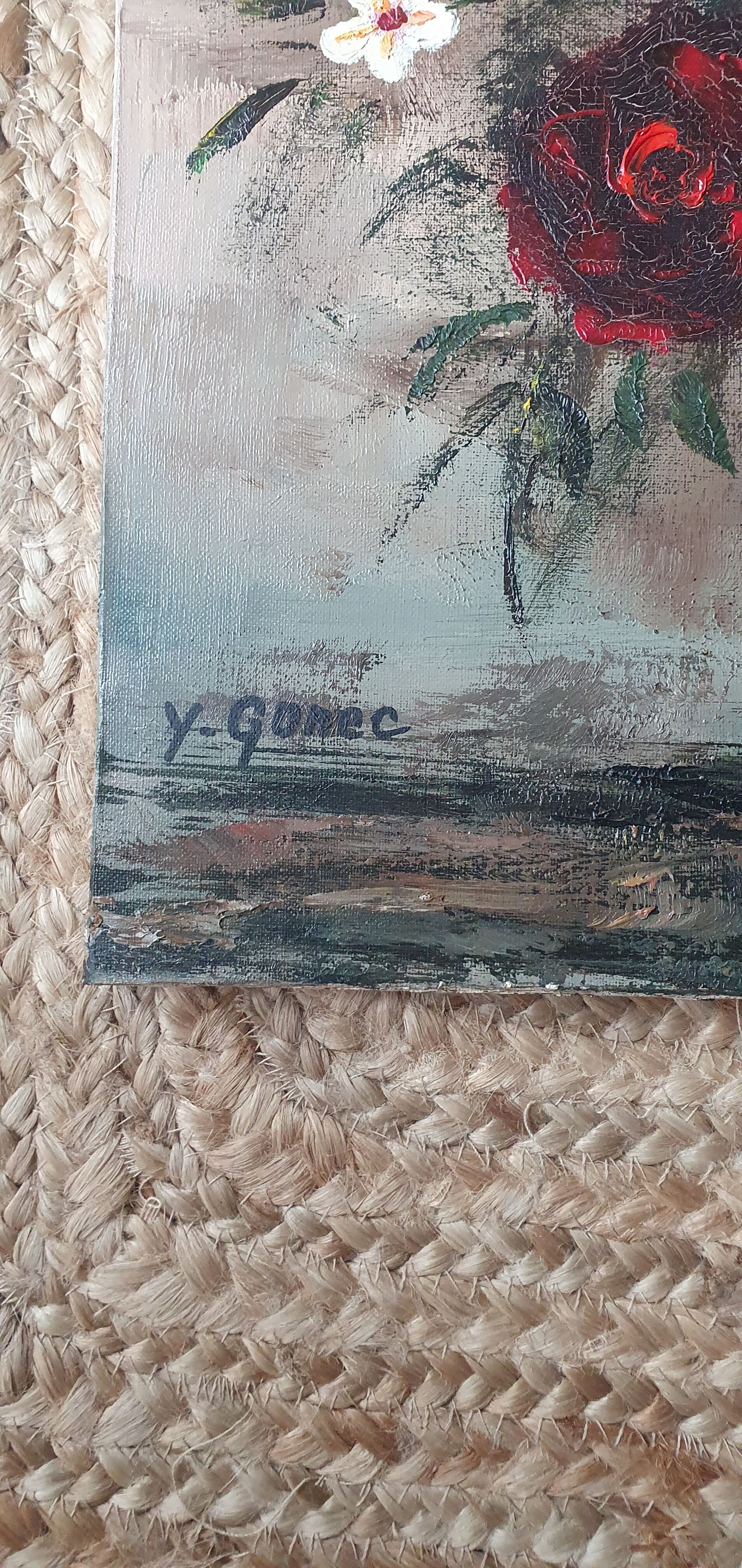 Flower bouquet painting