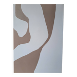 Contemporary beige/brown painting