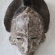 Masque Africain Vintage Bois Sculpté et Patiné, Gabon, TBE