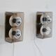 Plexiglas wall lights by Jocelyne Trocmé 1970