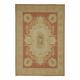 Handmade European Vintage Aubusson Kilim 295 cm x 431 cm