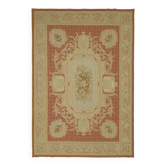 Handmade European Vintage Aubusson Kilim 295 cm x 431 cm