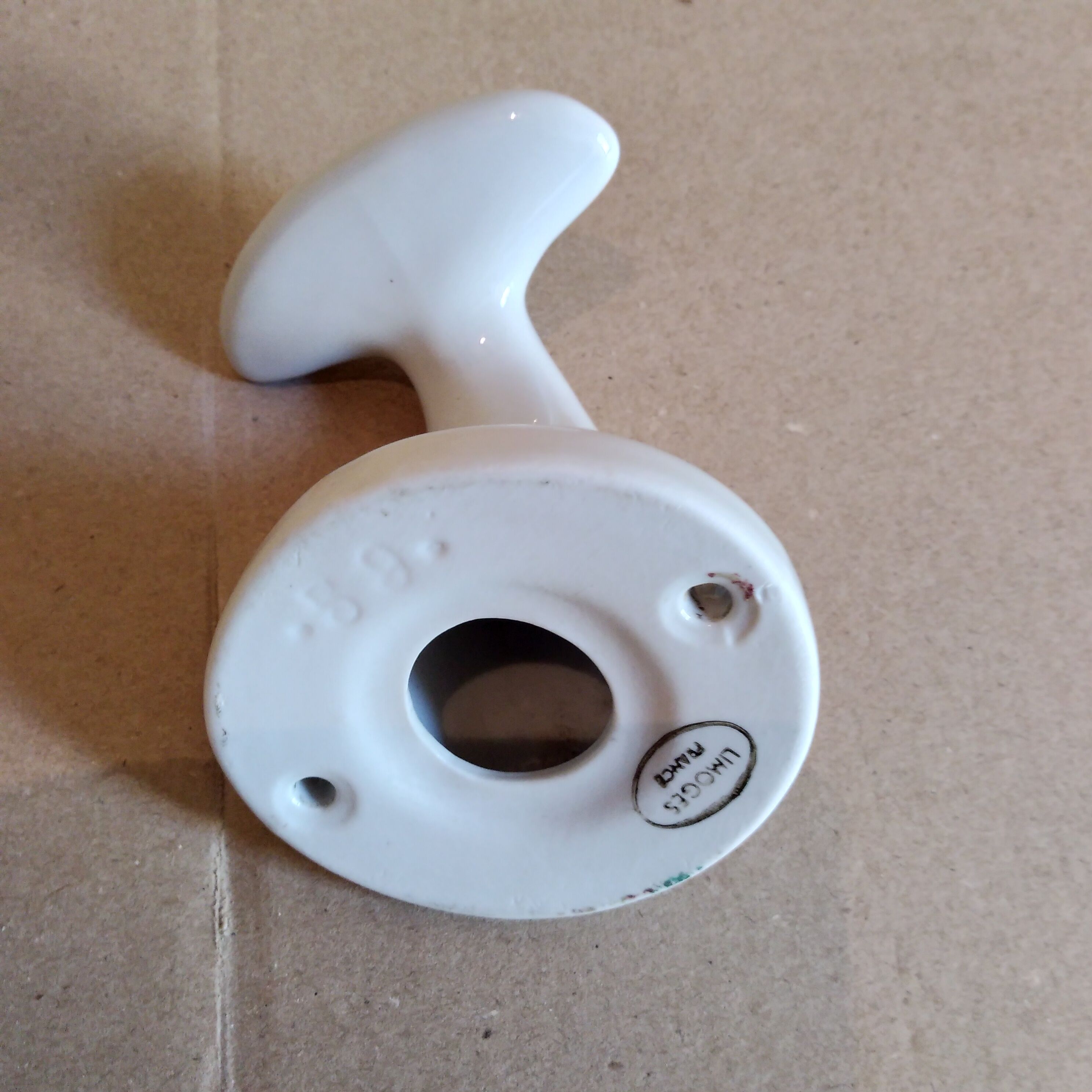 Limoges porcelain patère