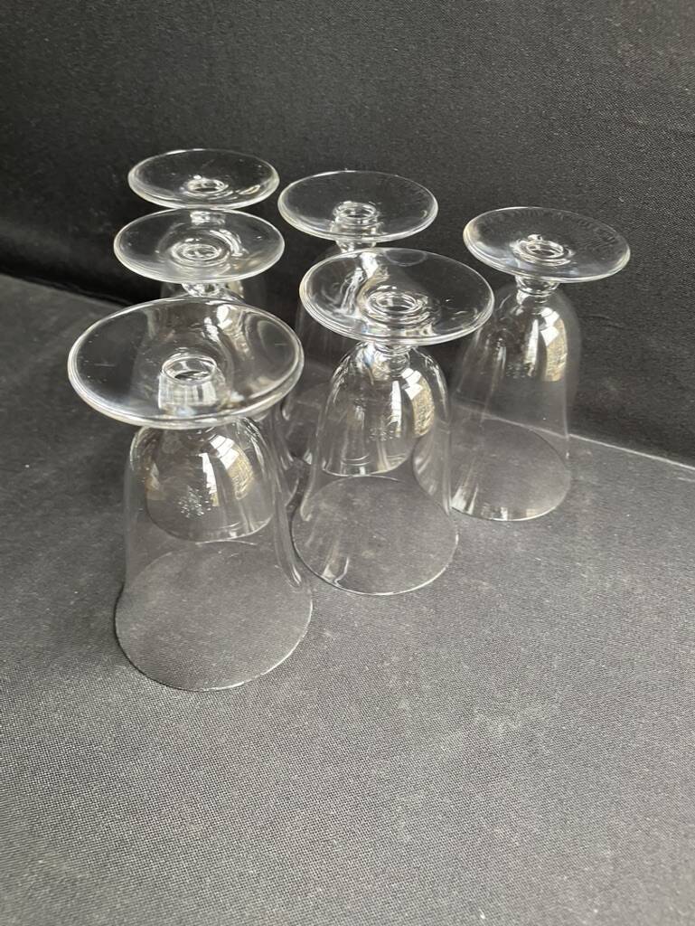 6 Verres à vin Baccarat service Meurcie – Art déco
