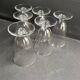 6 Verres à vin Baccarat service Meurcie – Art déco