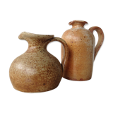 Duo de pichets en grès