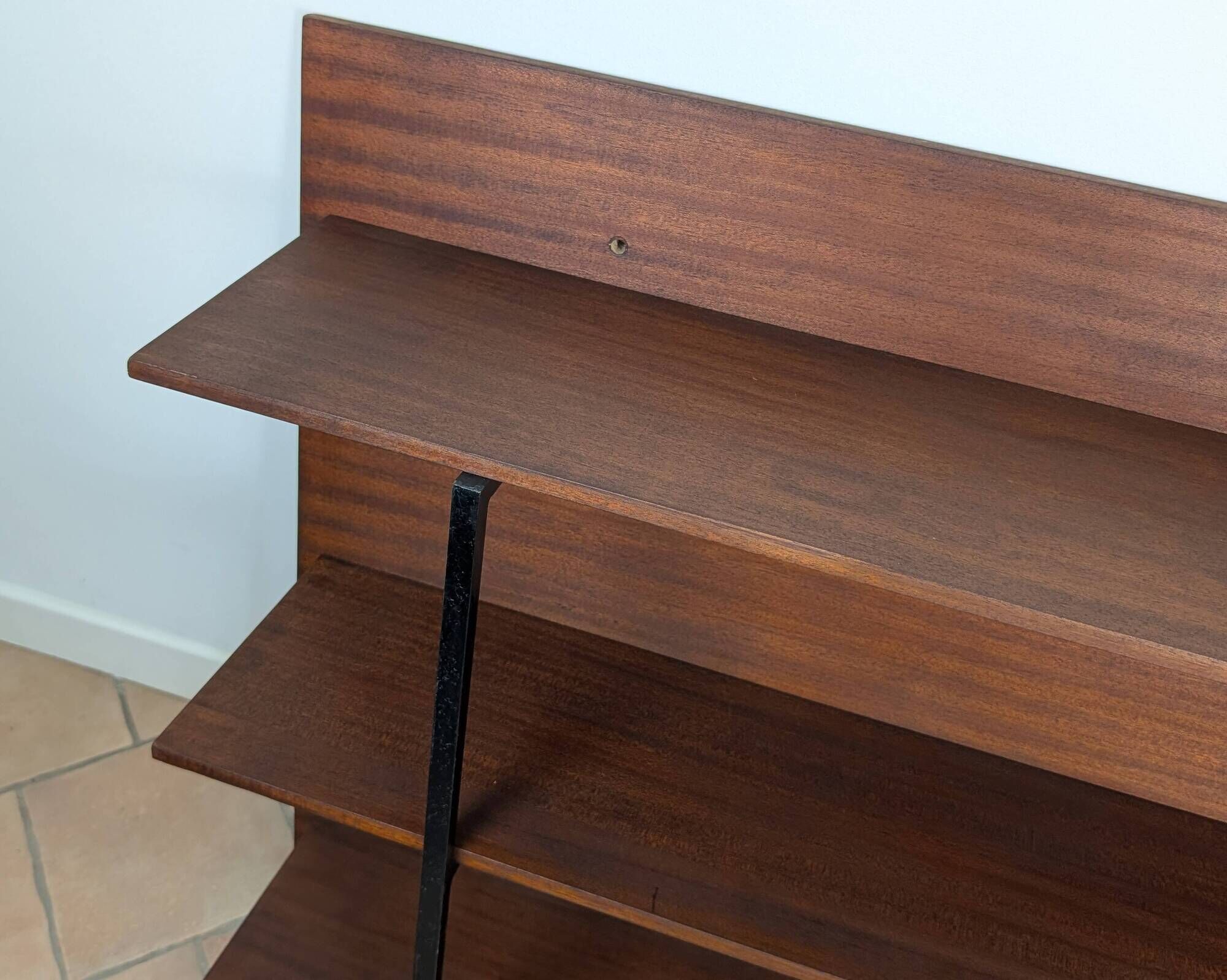 1960s wall bookshelf shelf