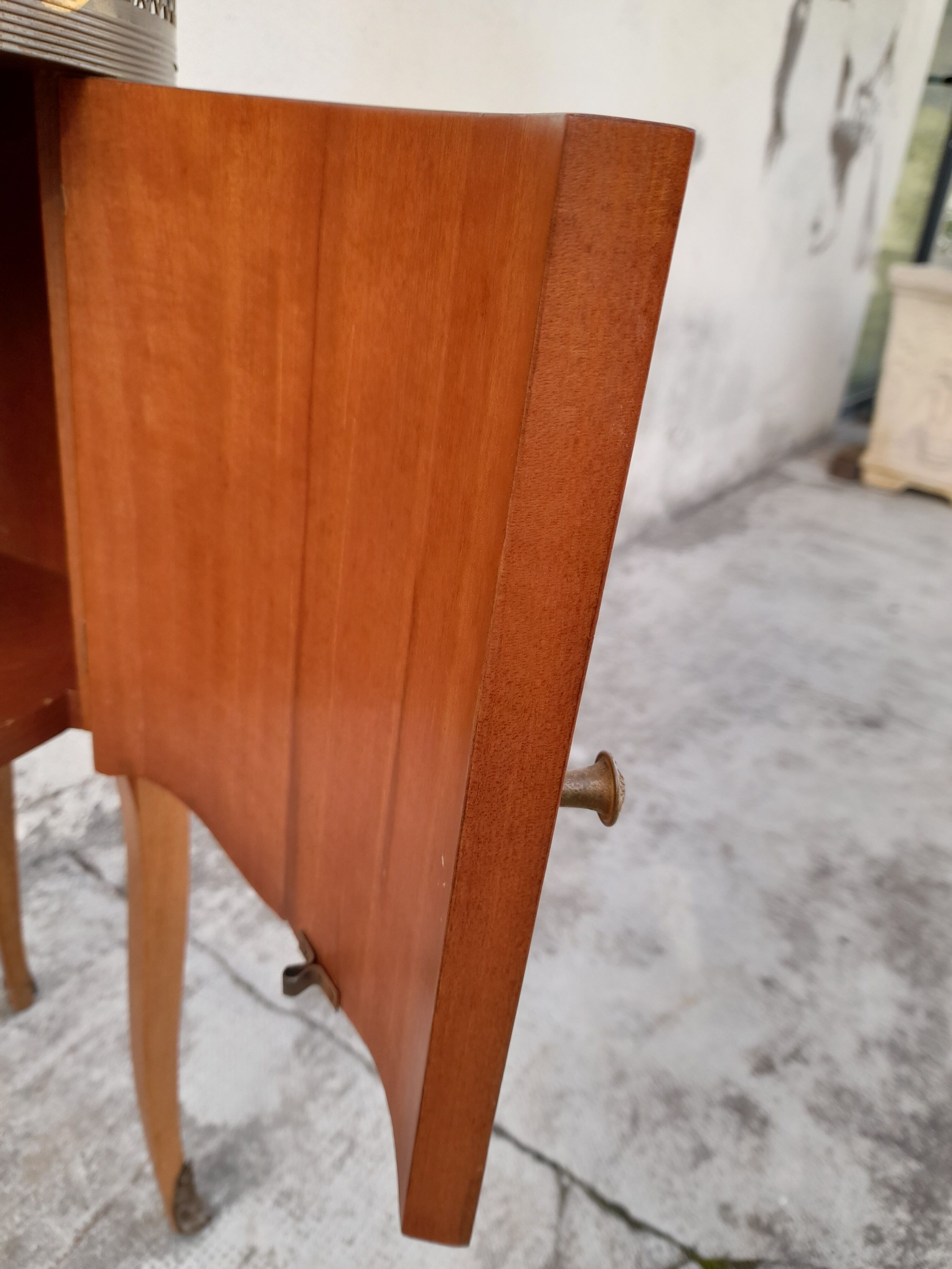 Louis XV style bedside in Marquetry
