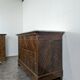 Commode Louis Philippe en Acajou flammé marbre de Carrare