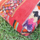 Moroccan carpet pouf