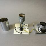 Rolf Krüger chrome wall light for staff in the 60s and 70s