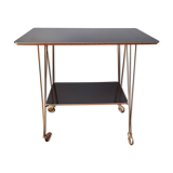 Dessert in formica and golden brass