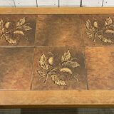 Danish teak and tiled coffee table from the 70s
