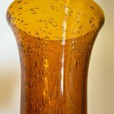 Vase verre bullé Biot ancien