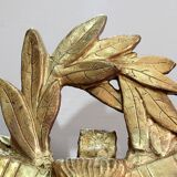 Miroir en bois doré, style Louis XVl, début XXe