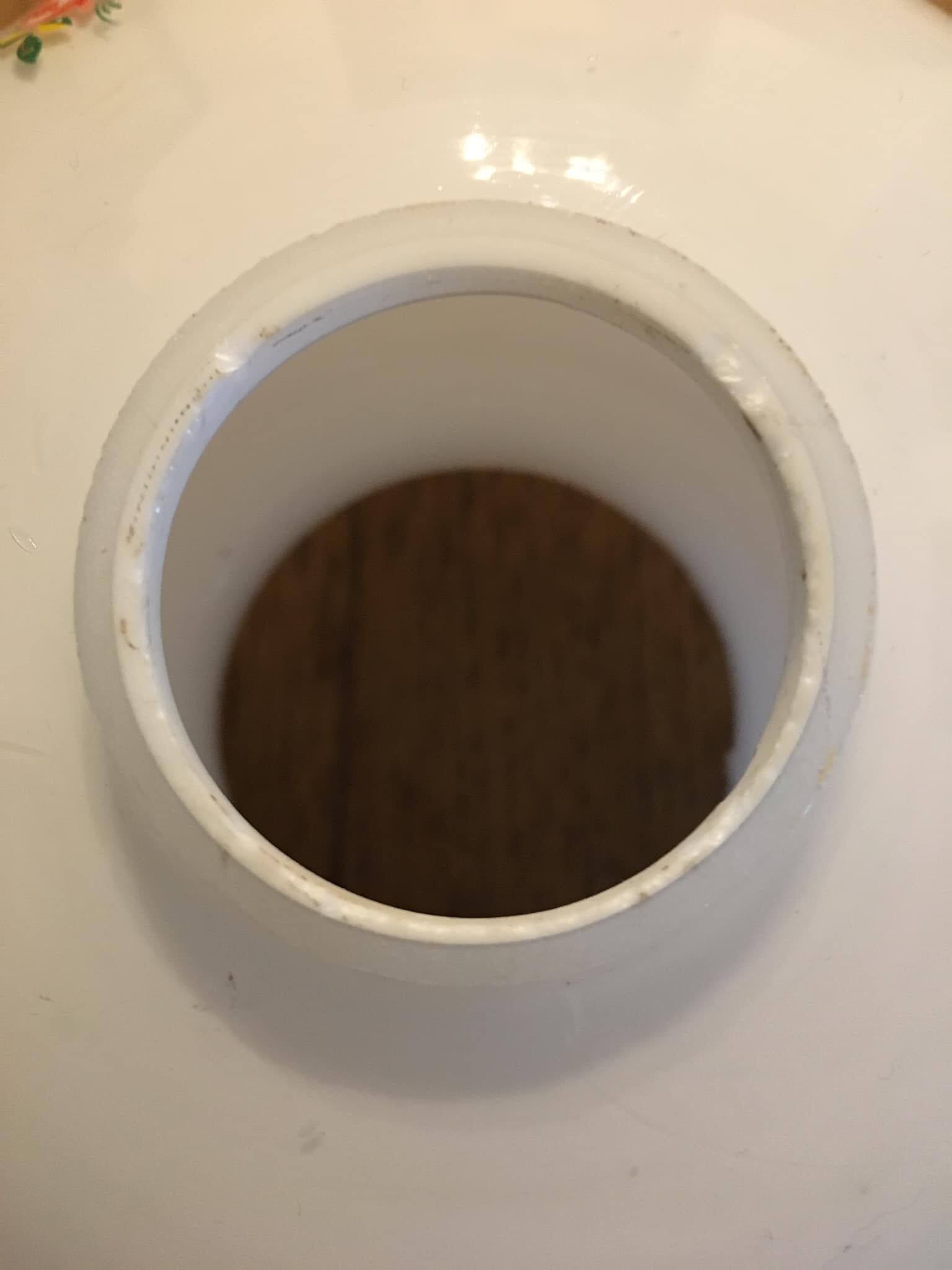 White opaline tulip with skirt stocking and floral patterns